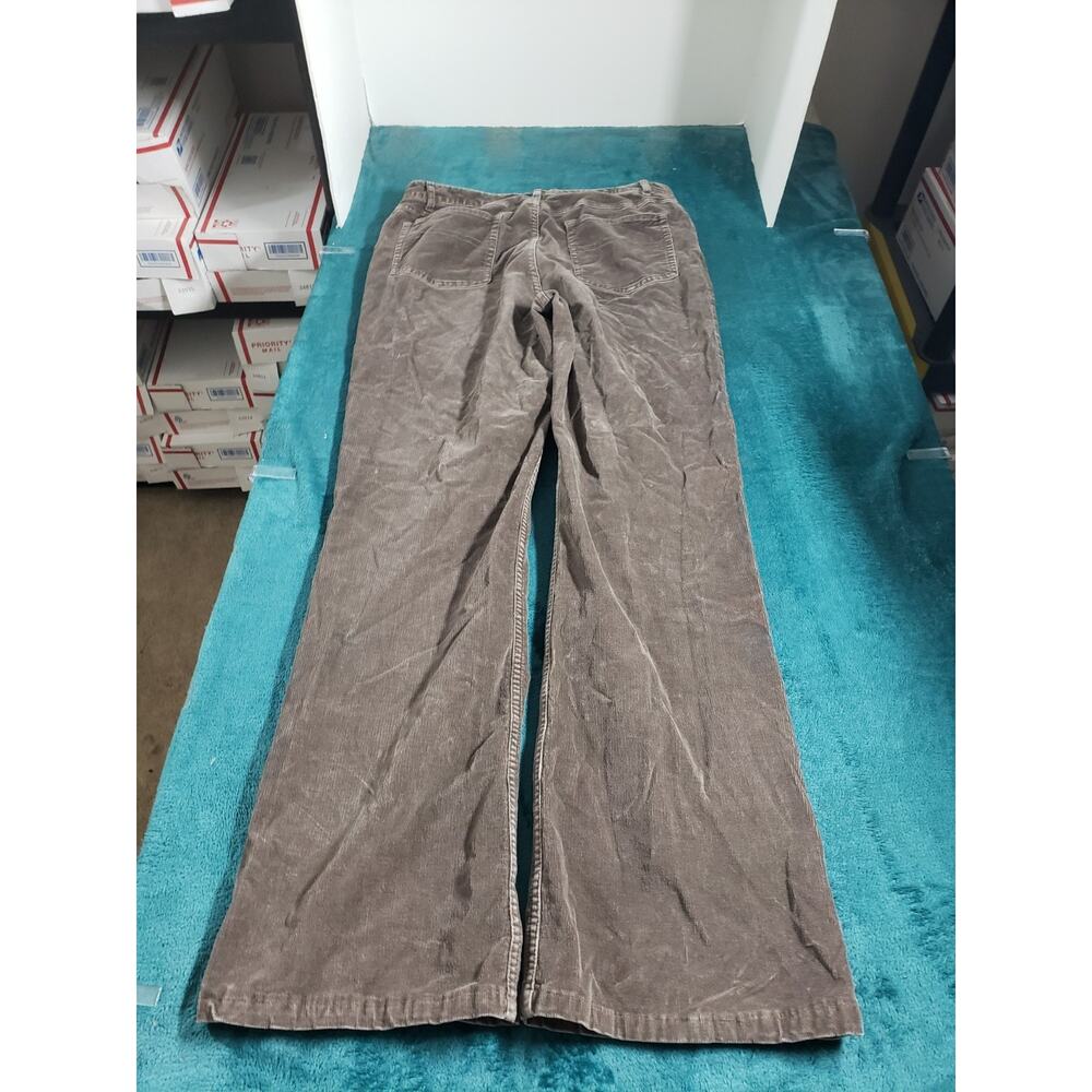J Jill Jeans Size 12 Tall Womens Beige Corduroy Pants Ladies Mid Rise Bootcut - Picture 10 of 12